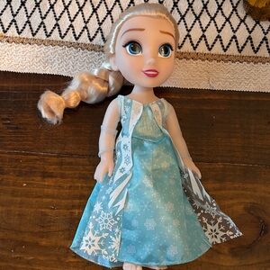Disney Elsa Doll in Light Blue Snowflake Gown